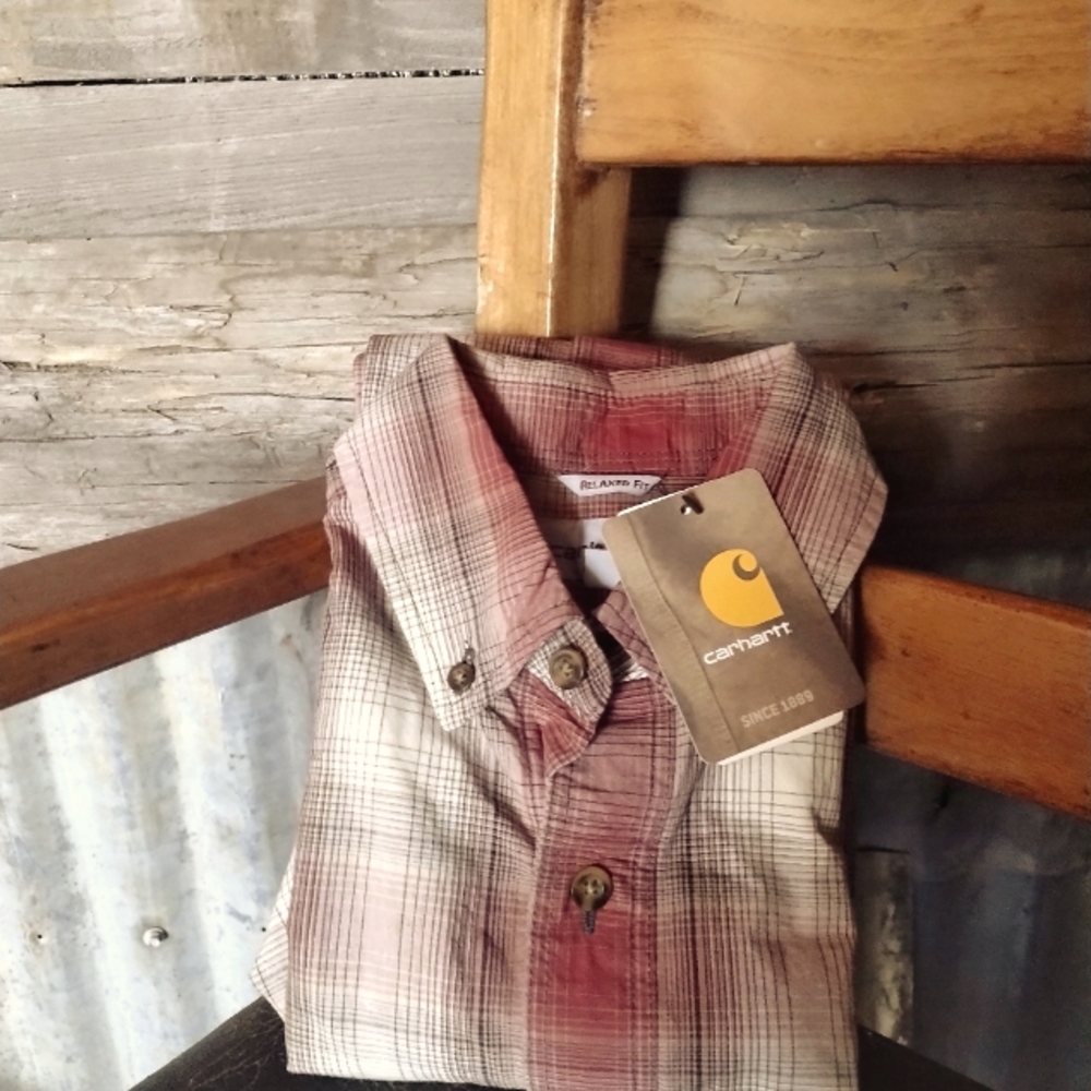 Mens Carhartt Flannel Shirt